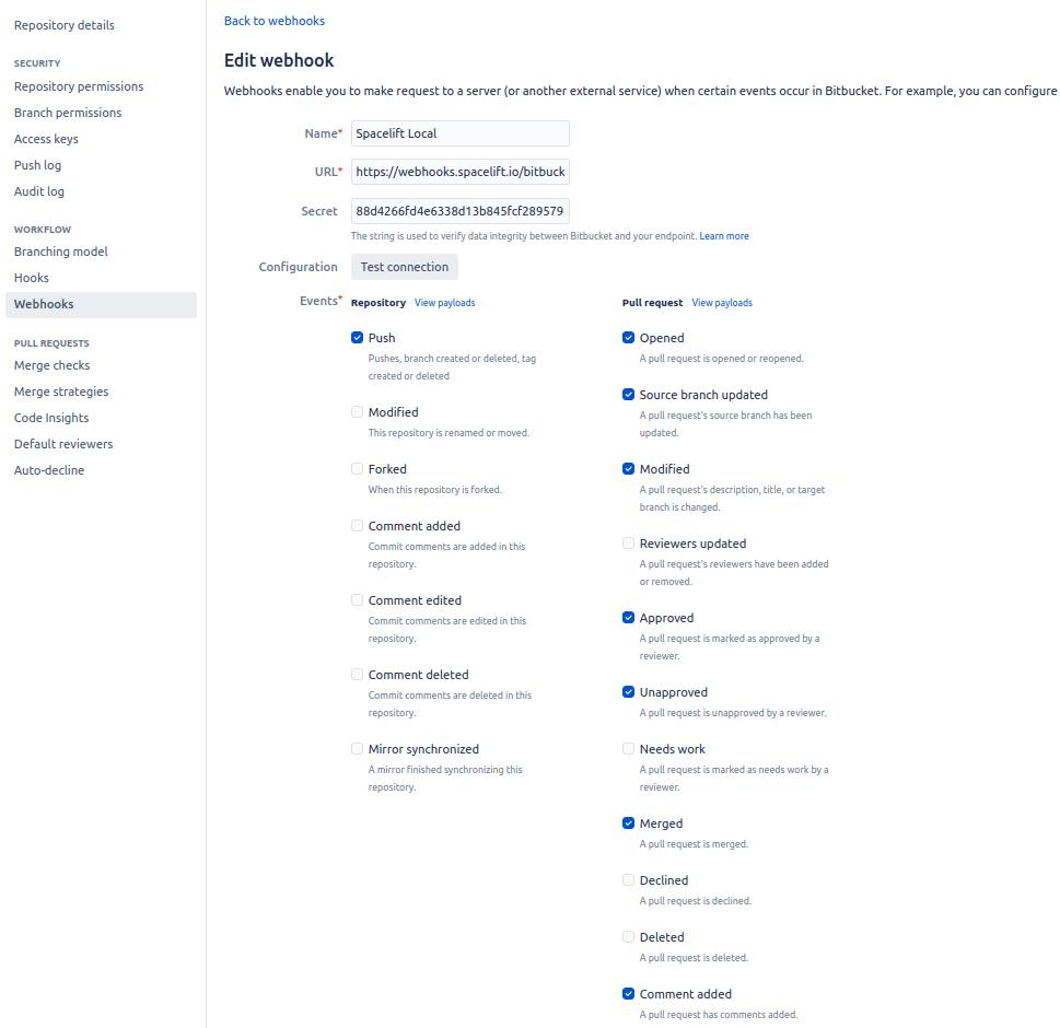 Configuring Webhooks